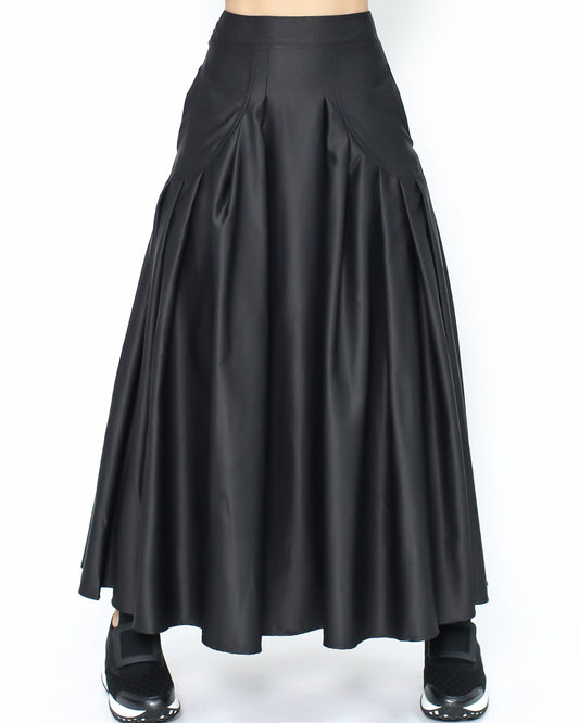 black tech flare skirt *pre-order*