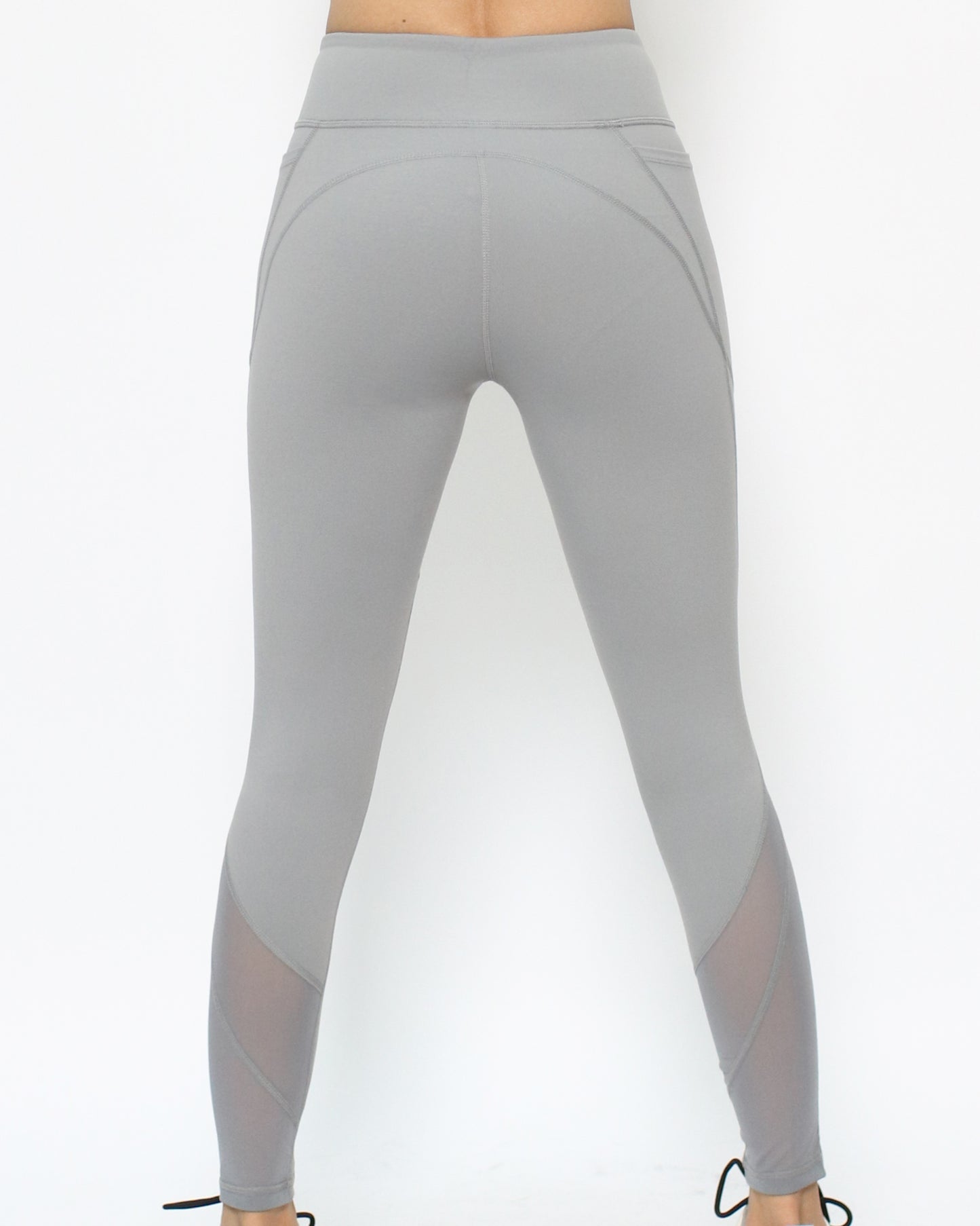 light grey mesh leggings *pre-order*