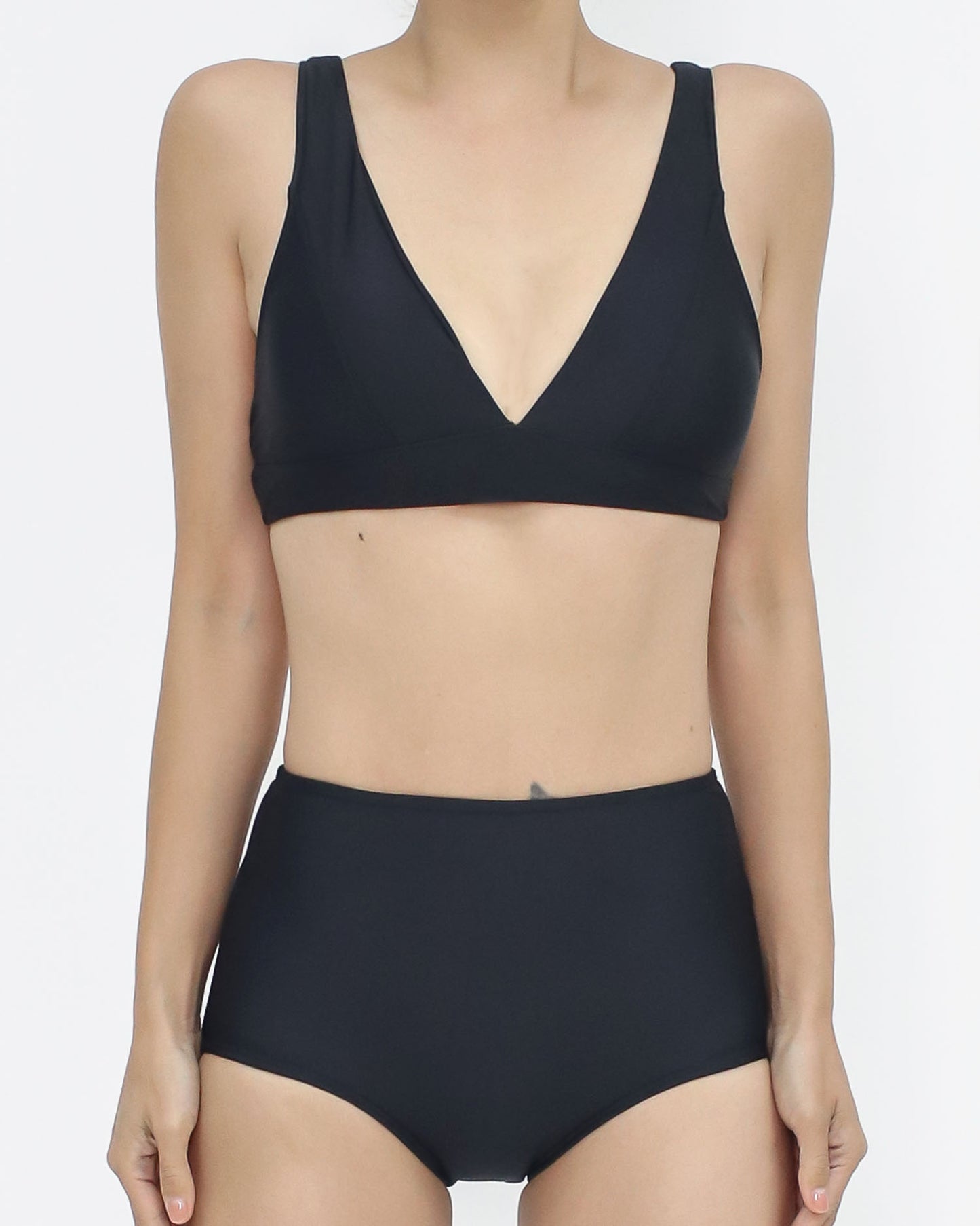 black top & high waist bottom swimwear *pre-order*