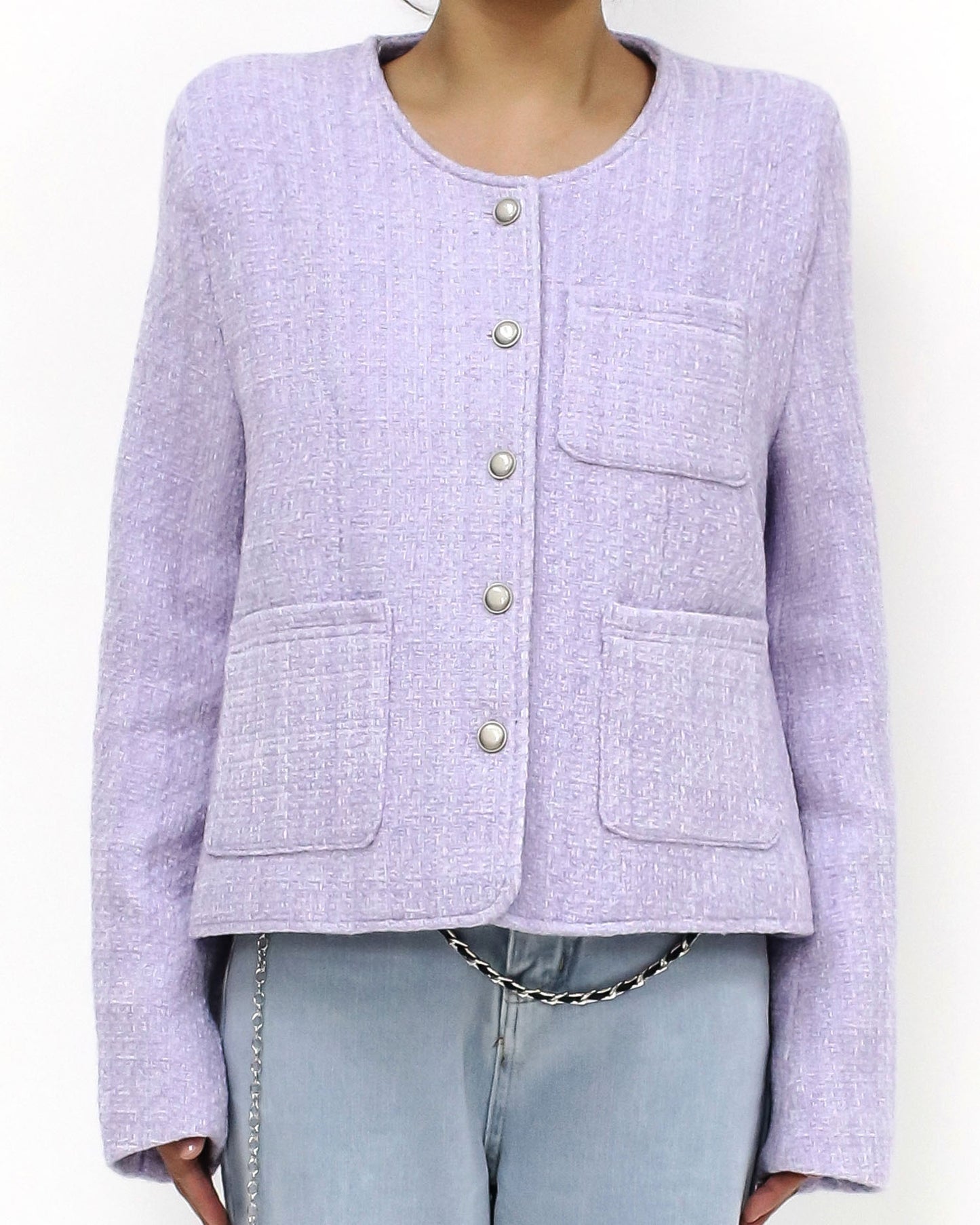 lilac tweed jacket *pre-order*