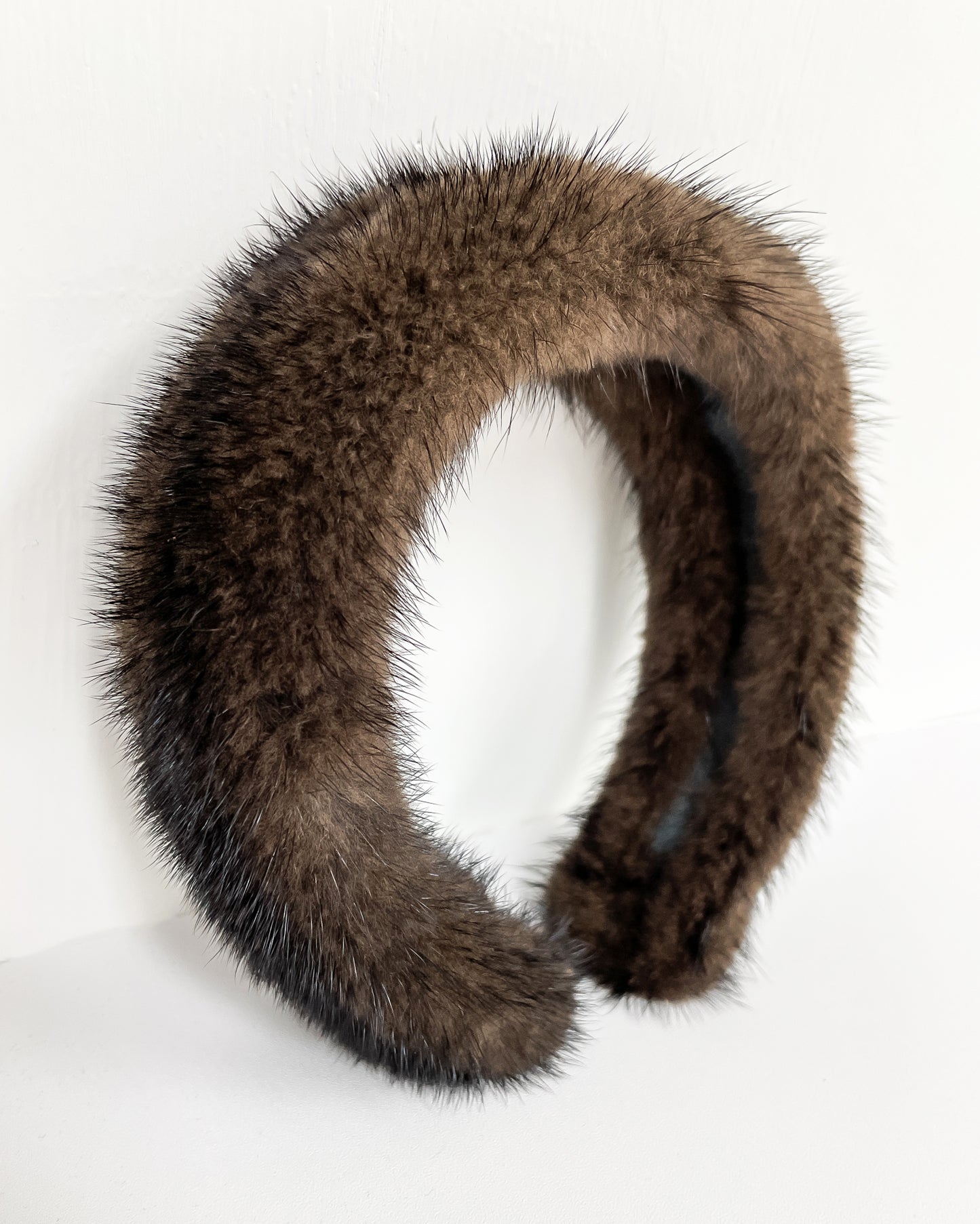 brown fluffy headband *pre-order*