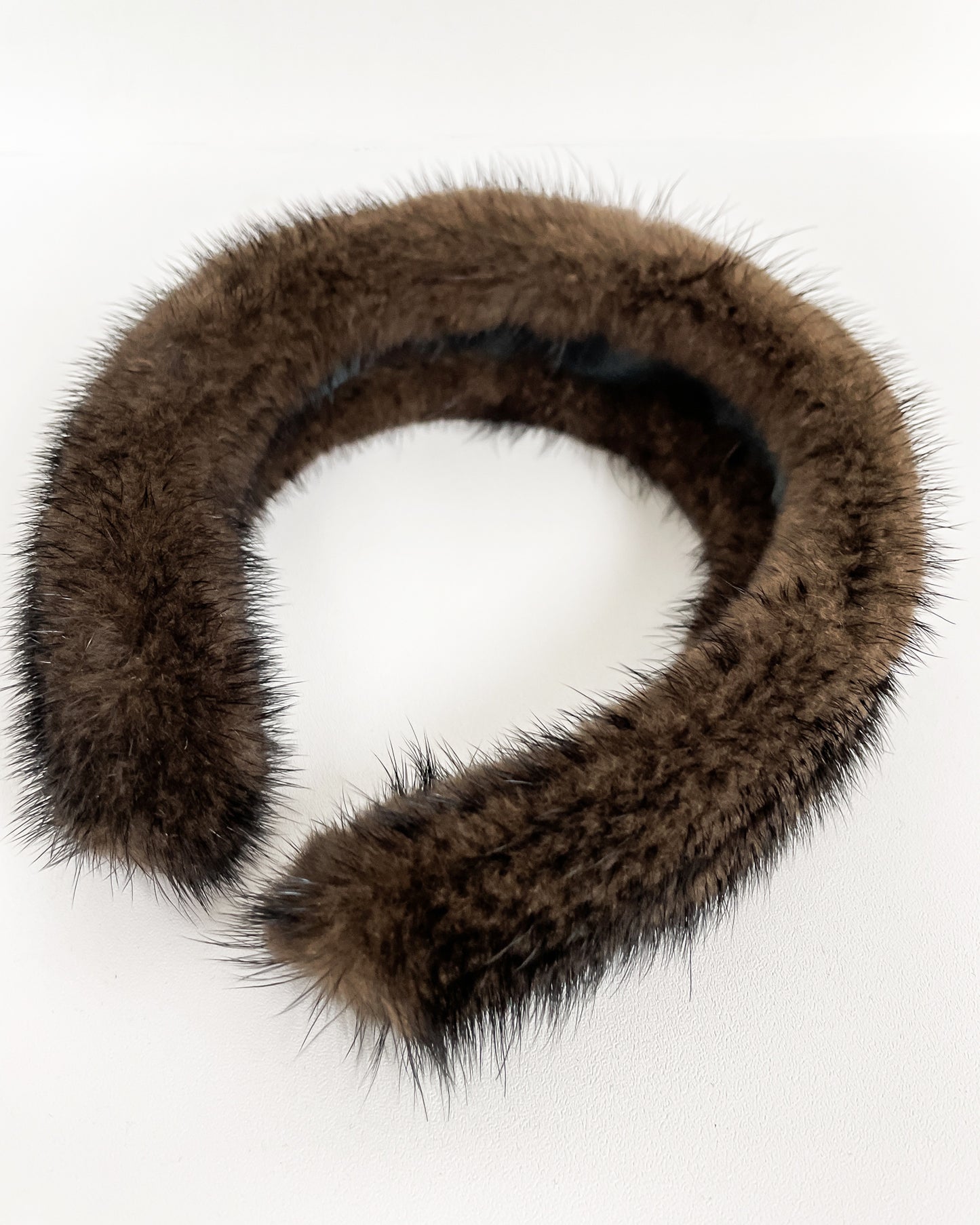 brown fluffy headband *pre-order*
