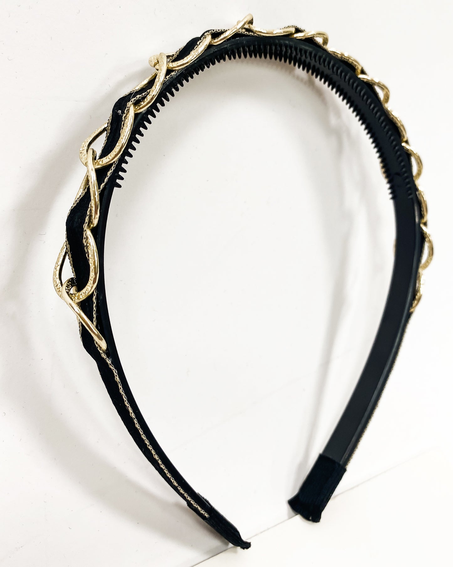 black gold chain headband *pre-order*