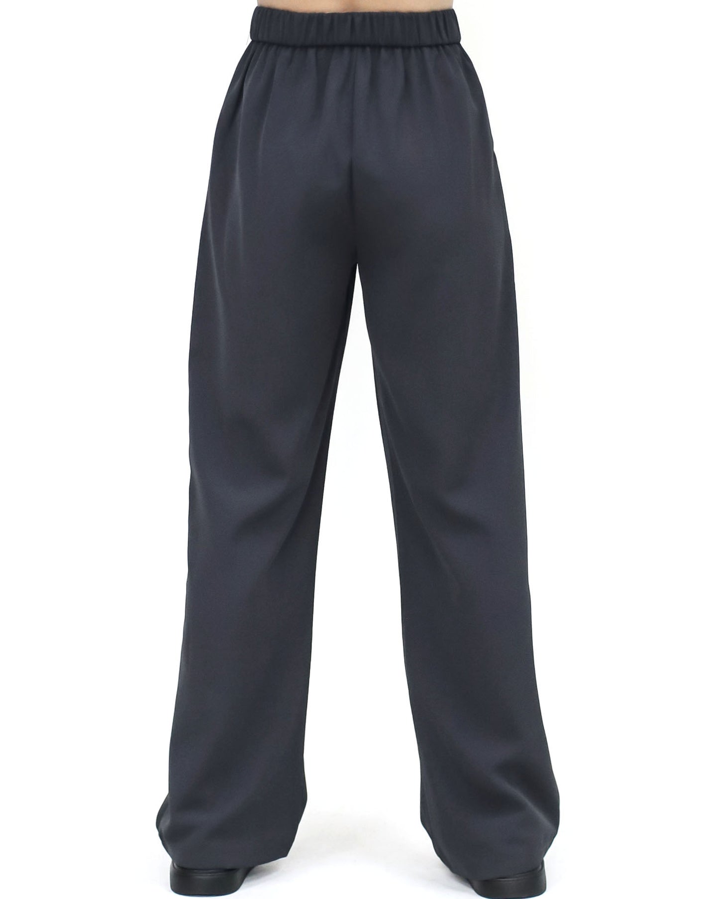 grey slinky w/ stripes inner blazer & pants set *pre-order*