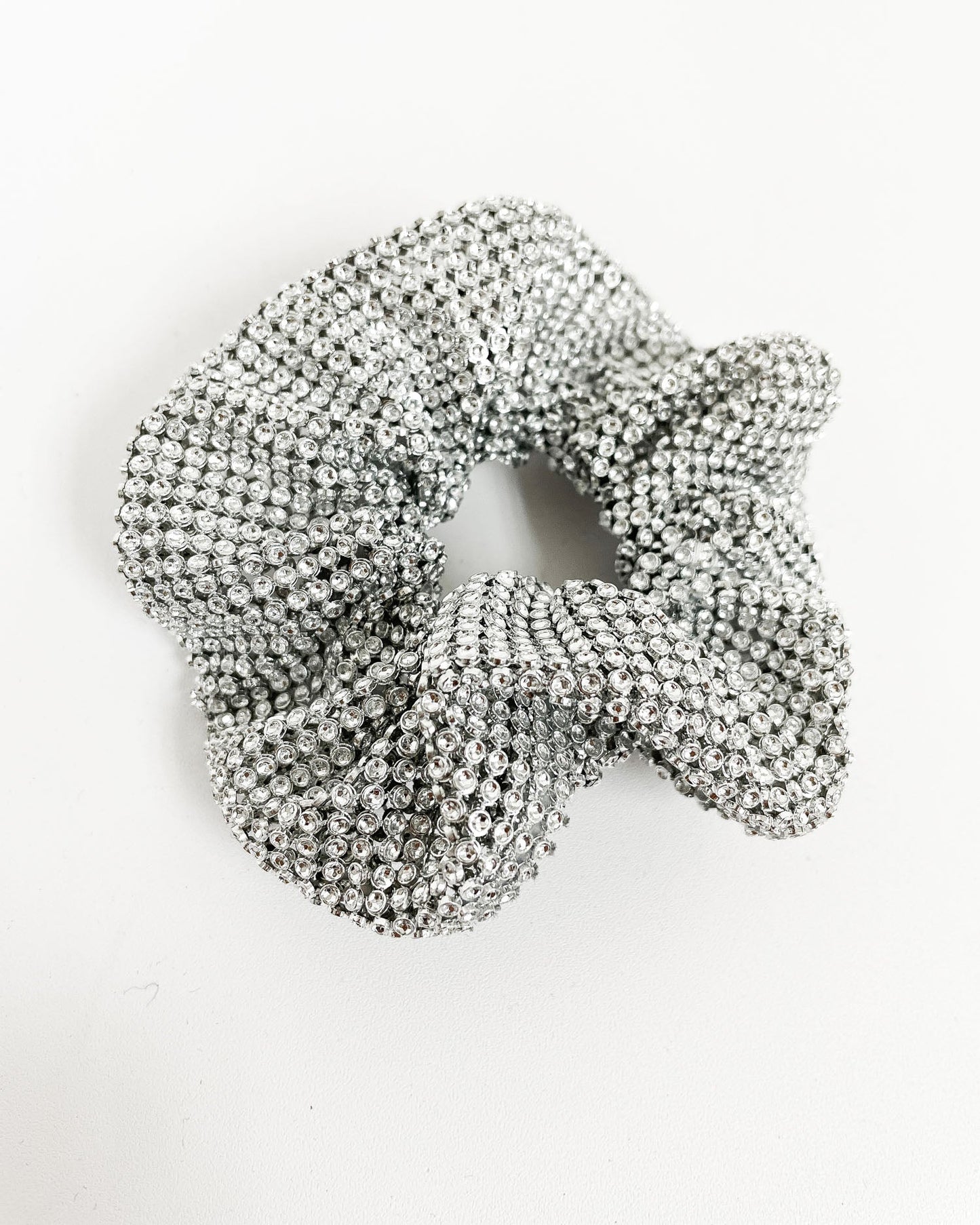 bling bling ruched stretch hair scrunchies