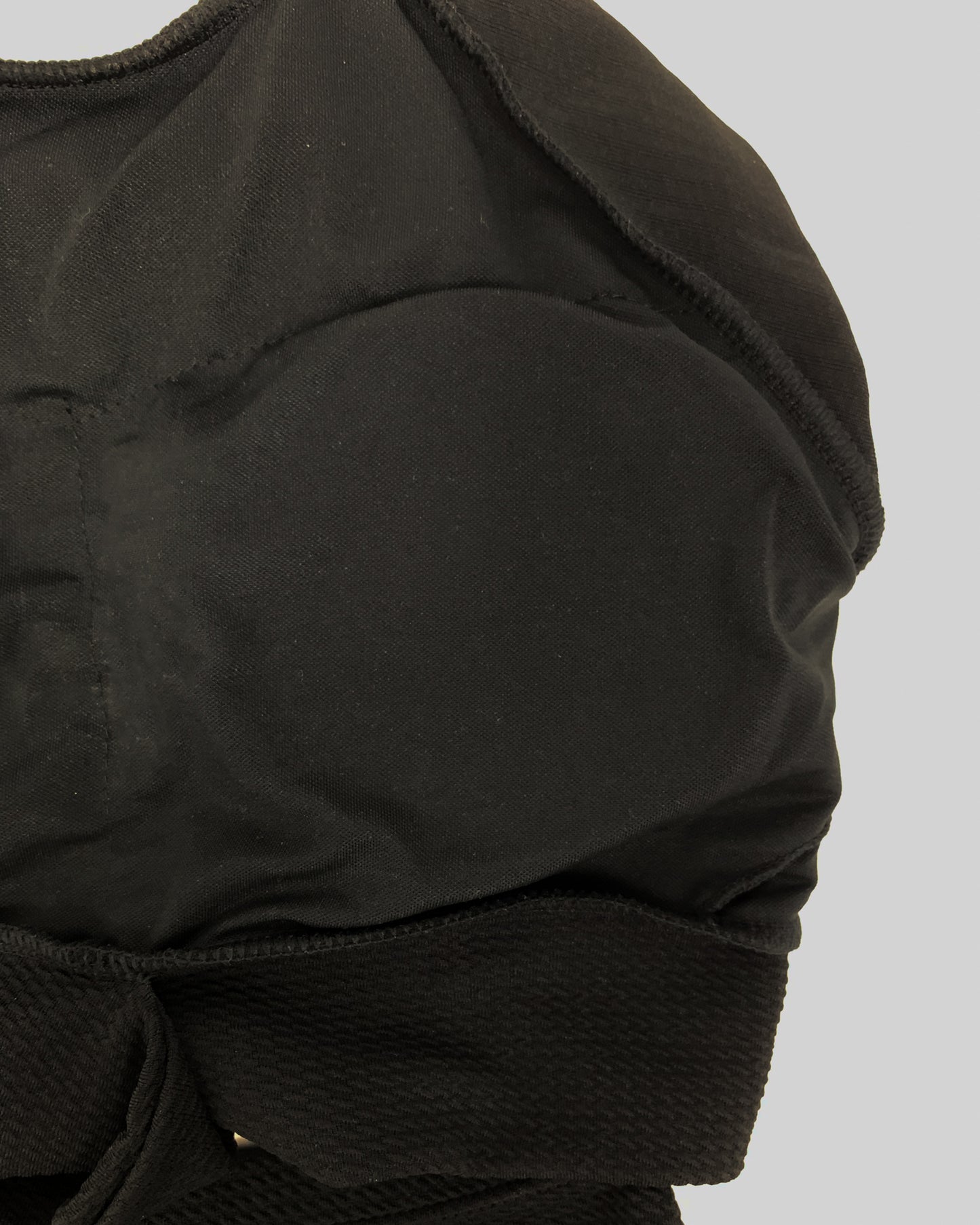Black texture cropped top & high waist pants set swimwear *pre-order*