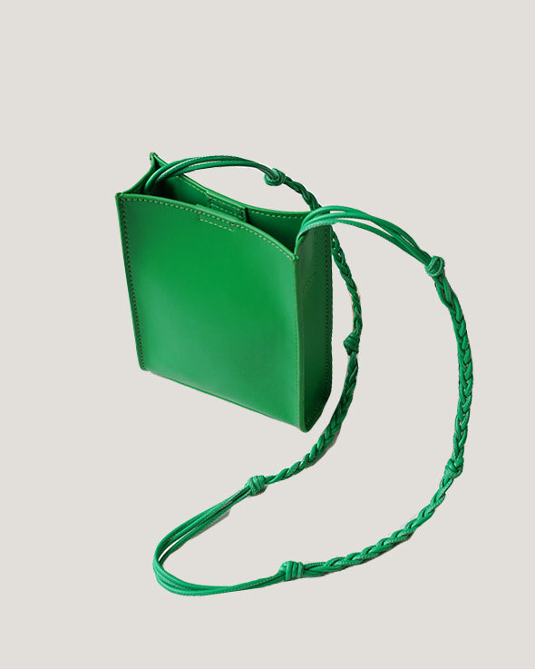 green PU leather string box bag *pre-order*