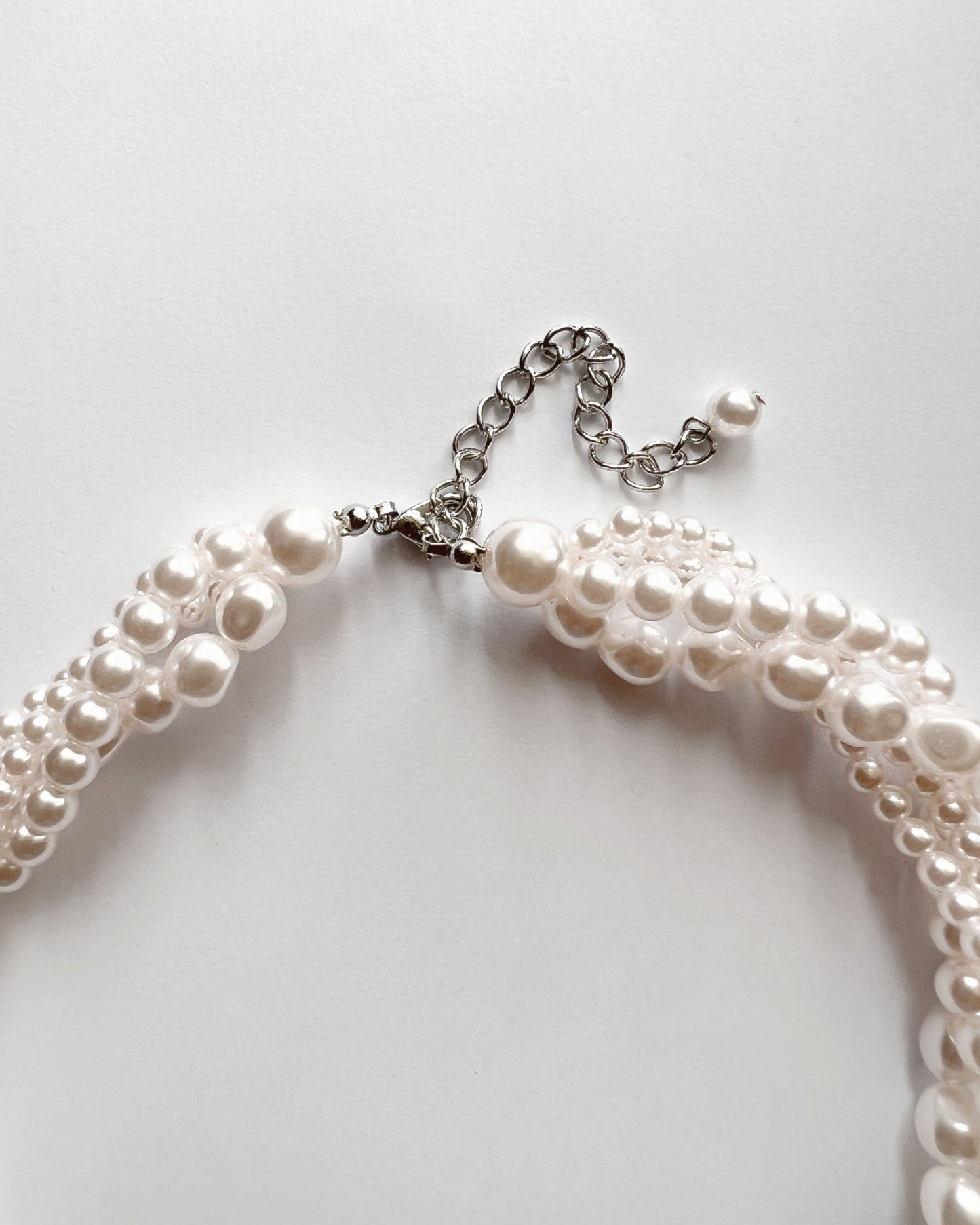 pearls twisted multi necklace