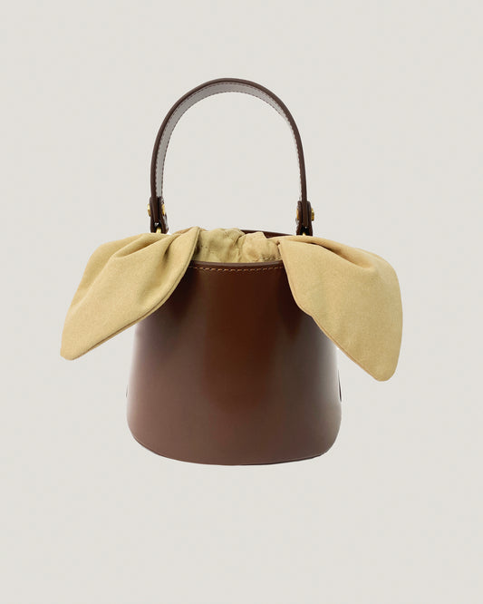 brown leather bucket bag *pre-order*