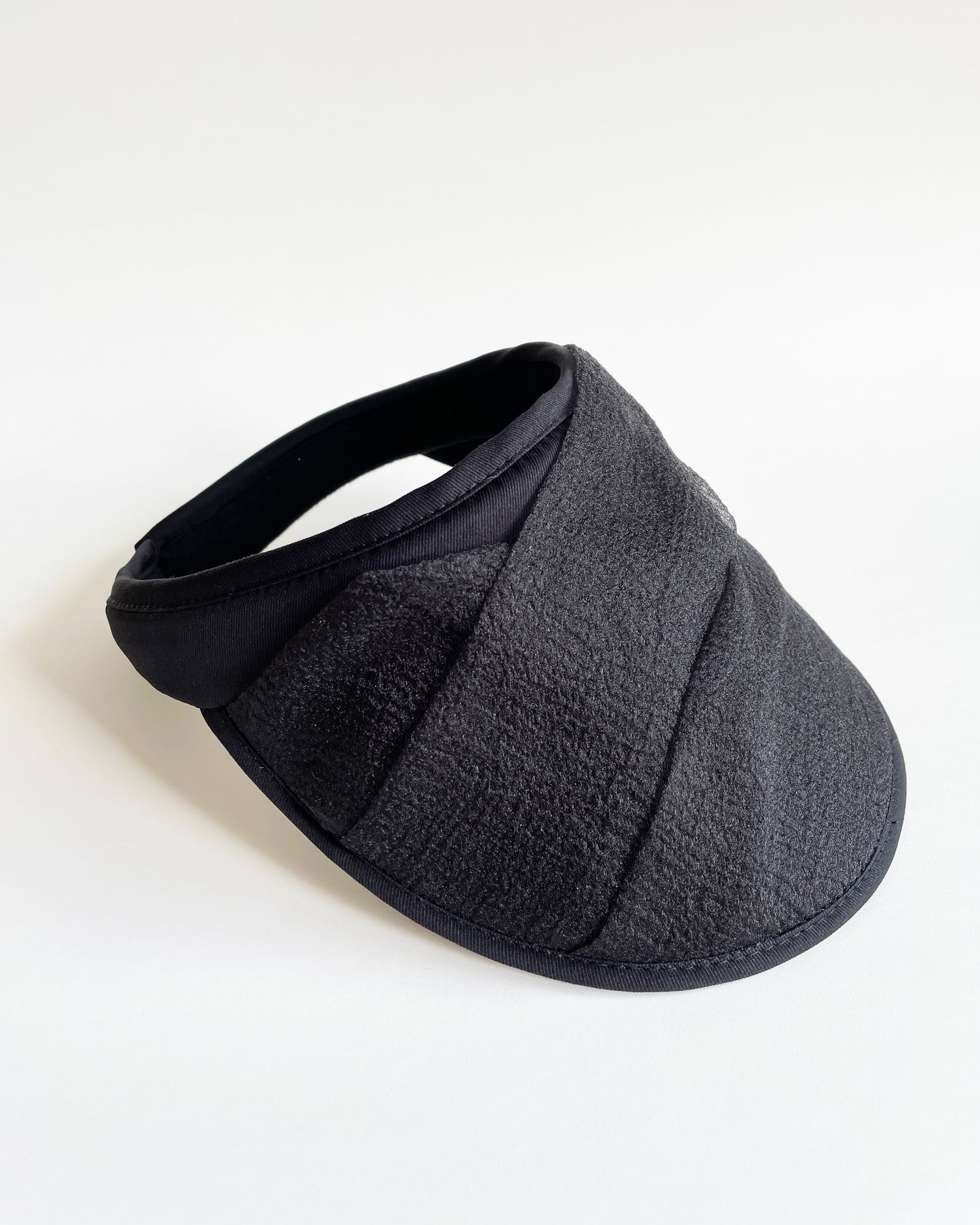 black organza visor hat *pre-order*