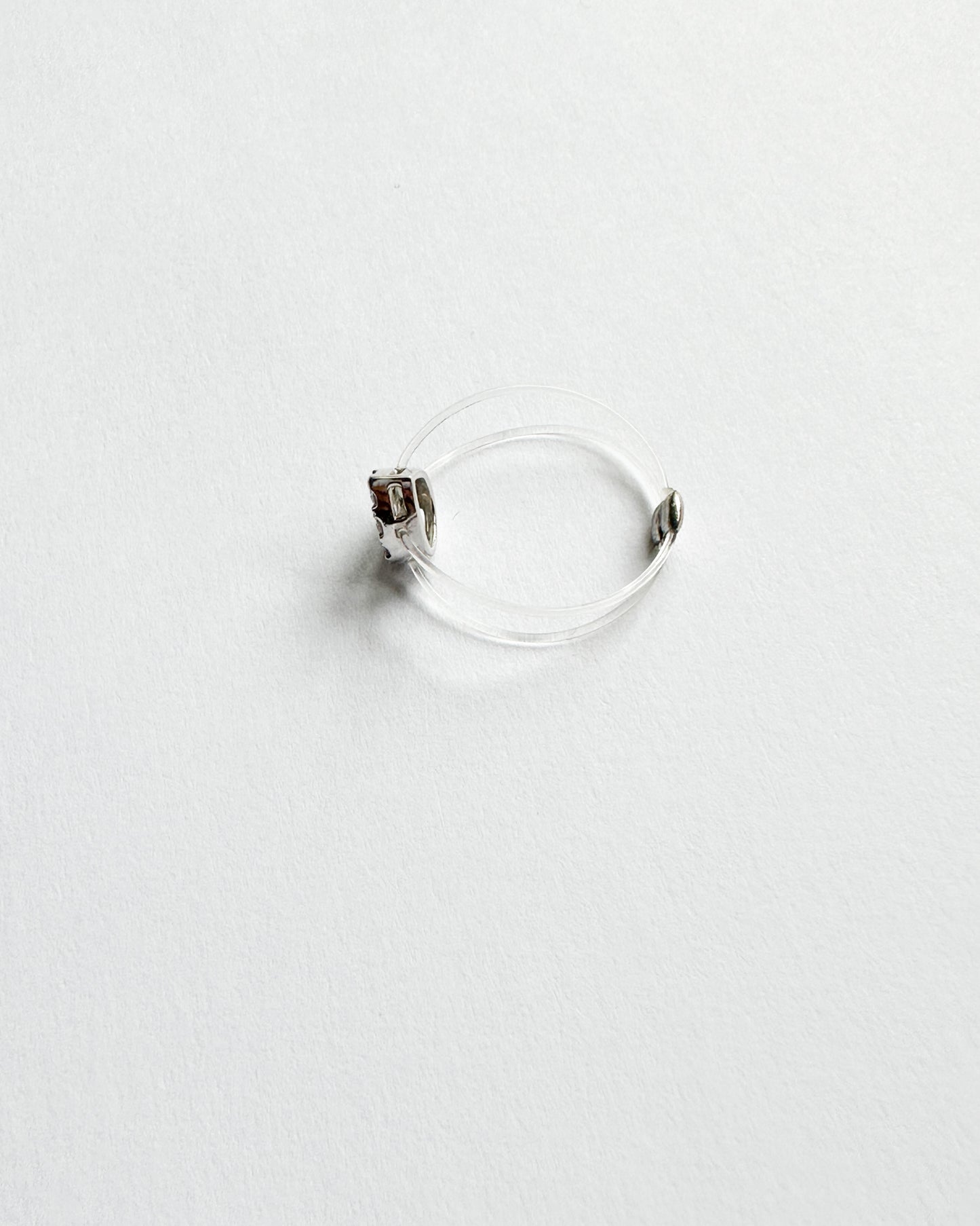 pear illusion diamonds straps ring *pre-order*