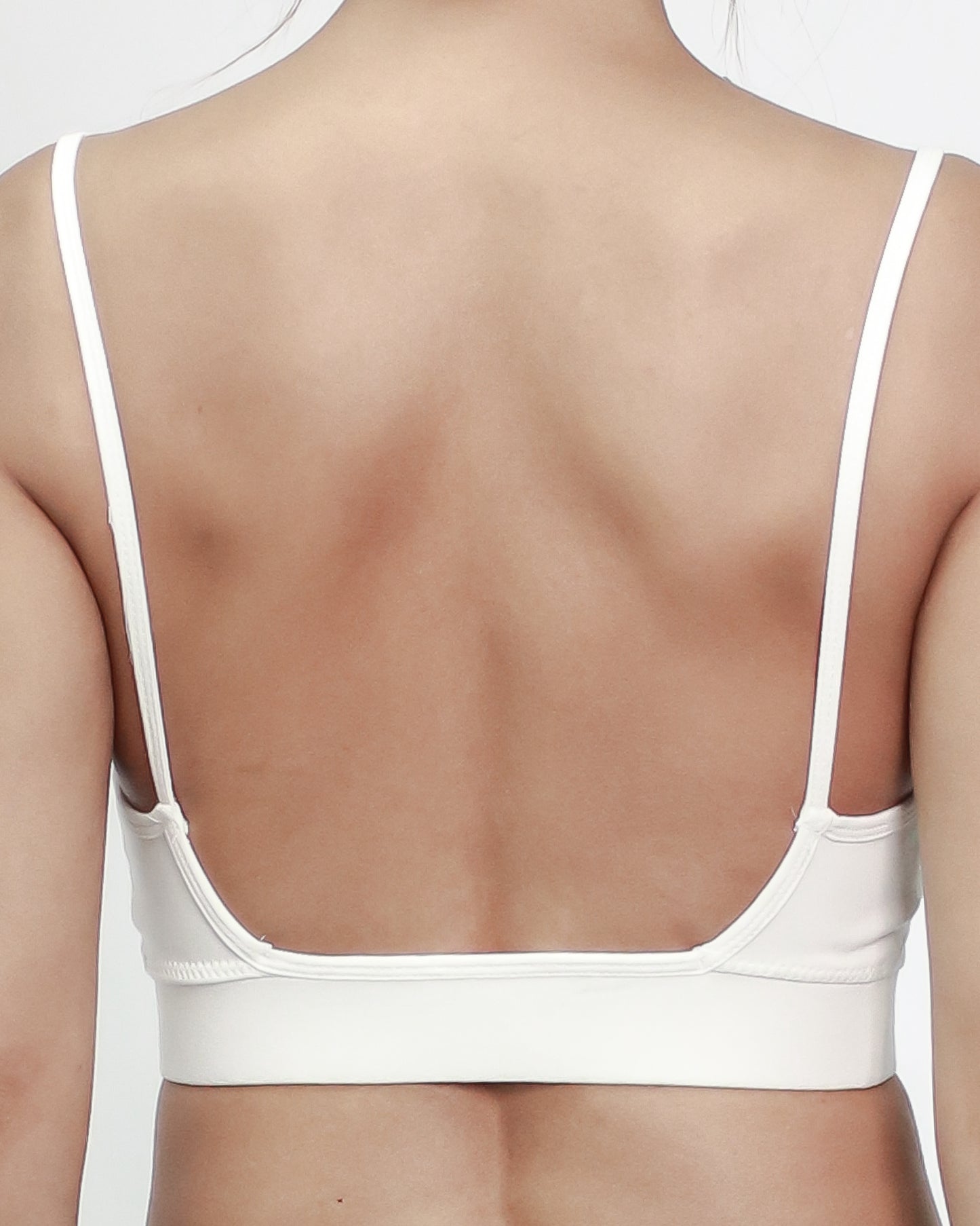 ivory low back bra top *pre-order*
