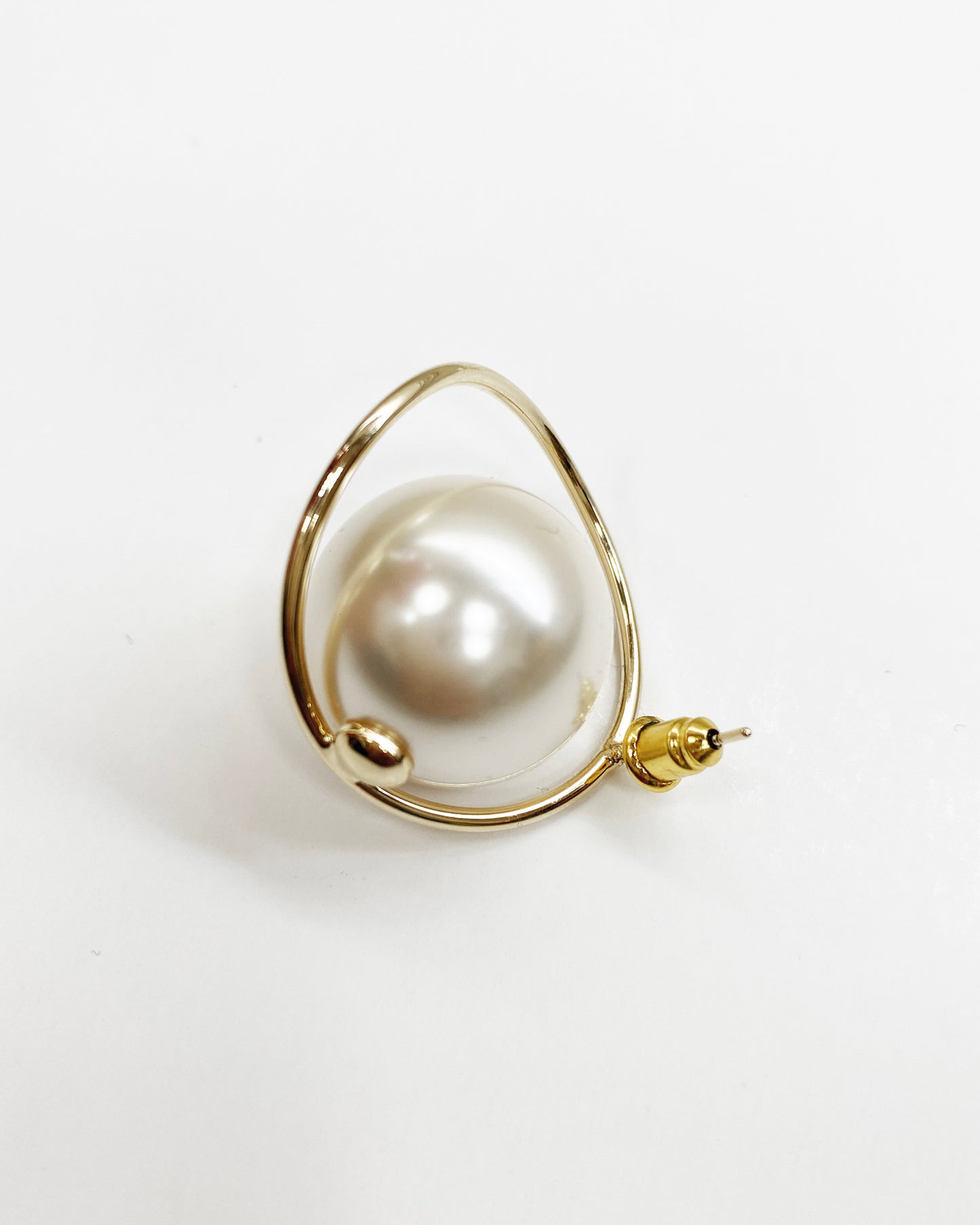 gold round pearls earrings *pre-order*