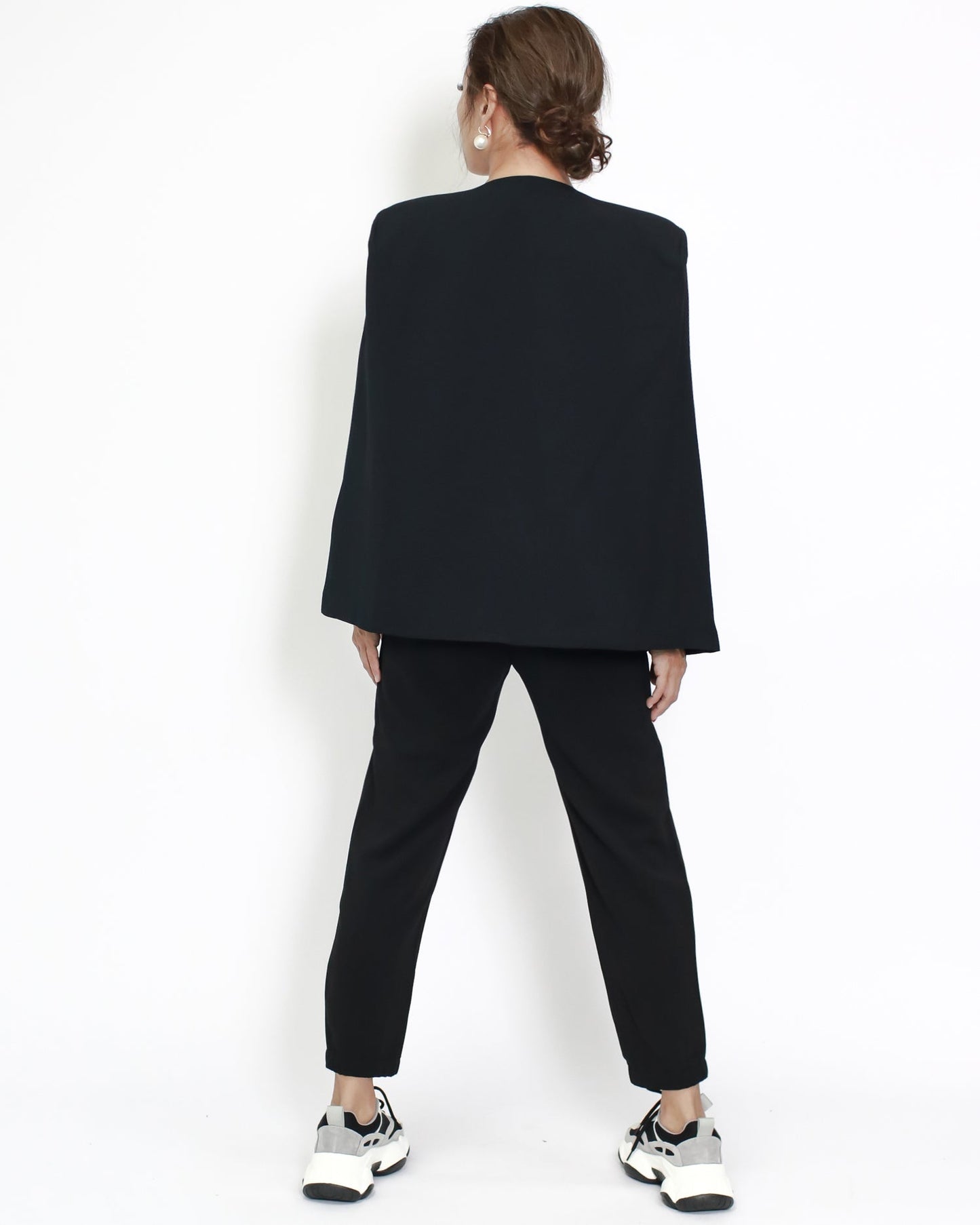 black blazer cape jacket *pre-order*