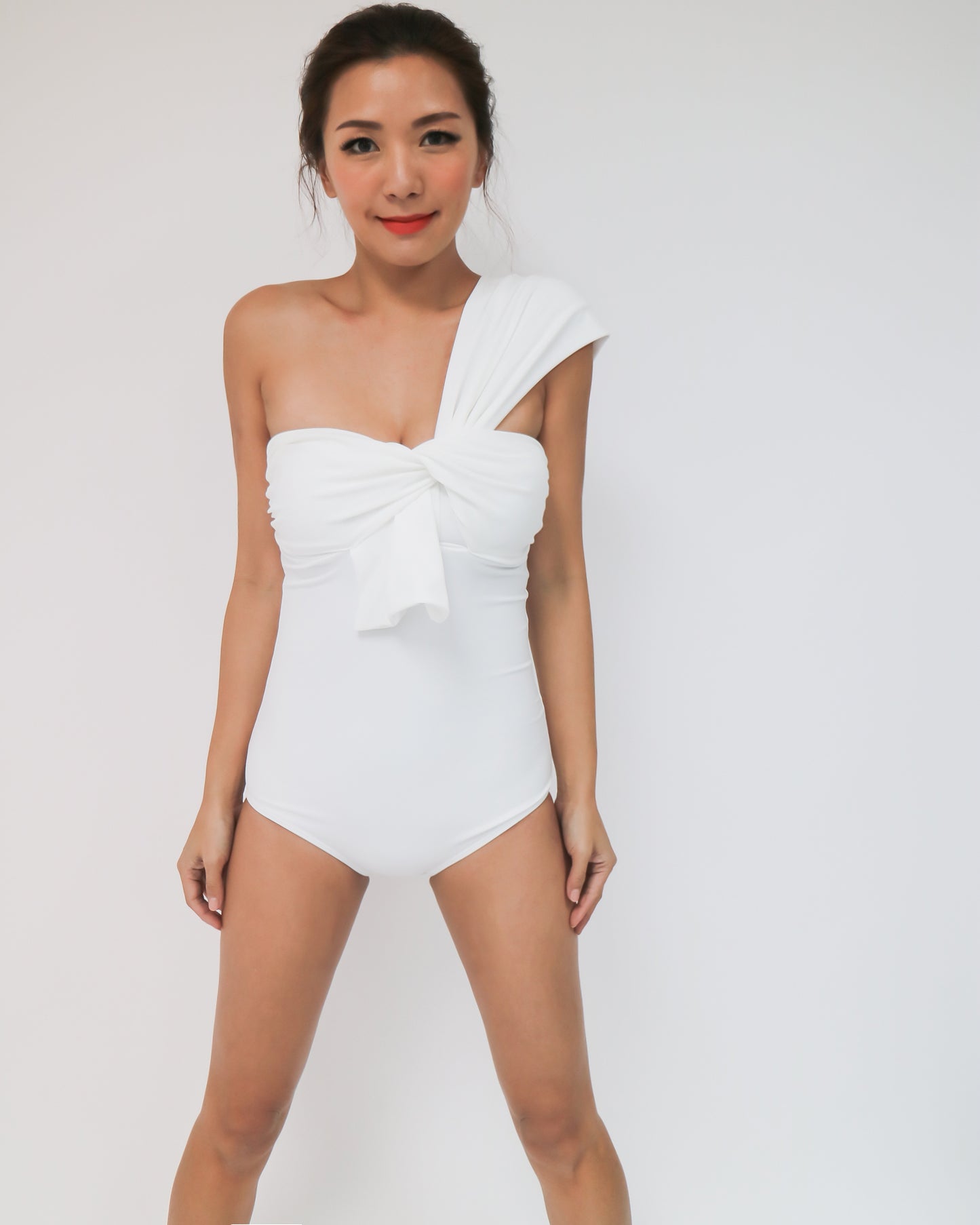 iVORY one shoulder one piece swimwear *pre-order*