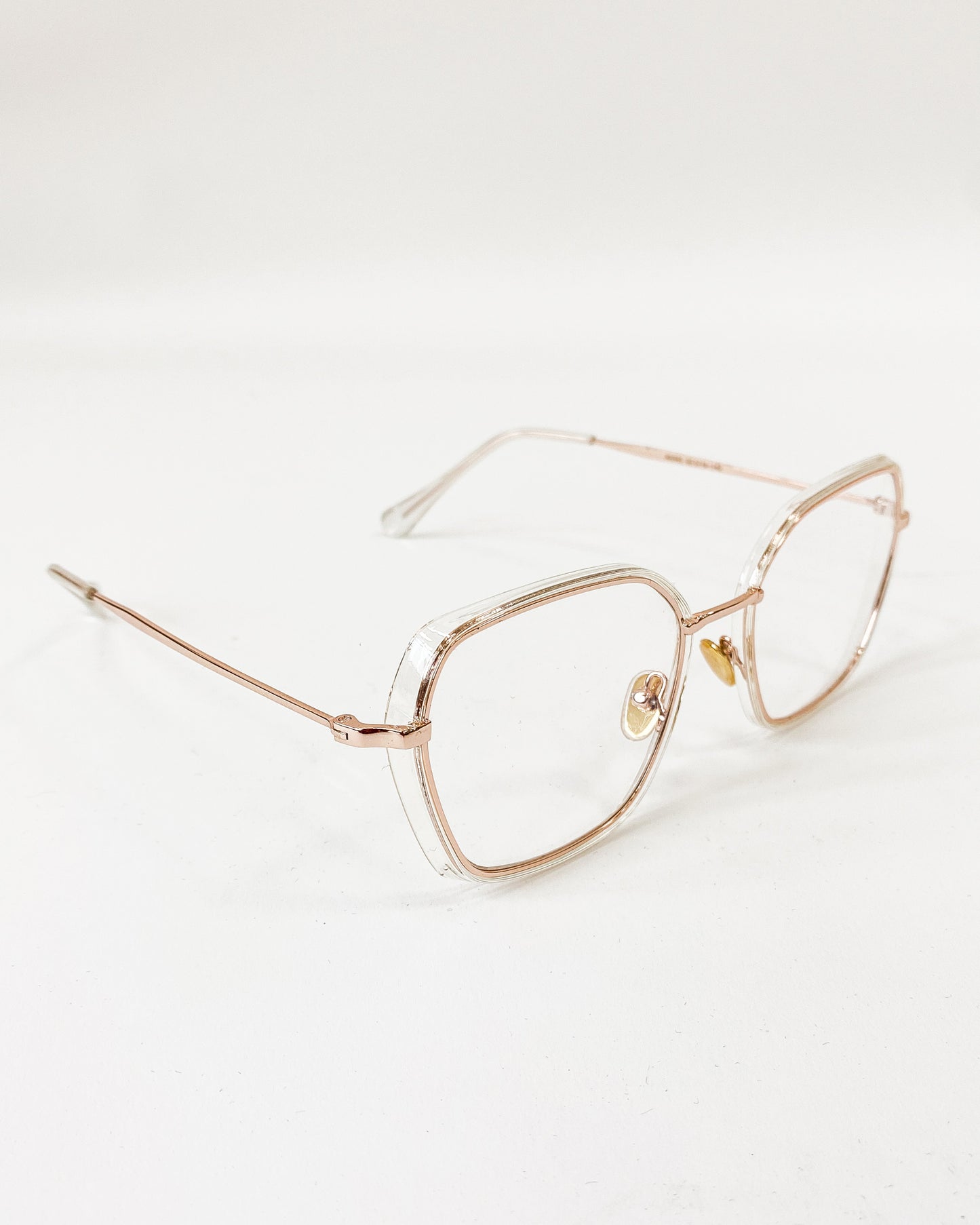 gold with clear lenses glasses *pre-order*