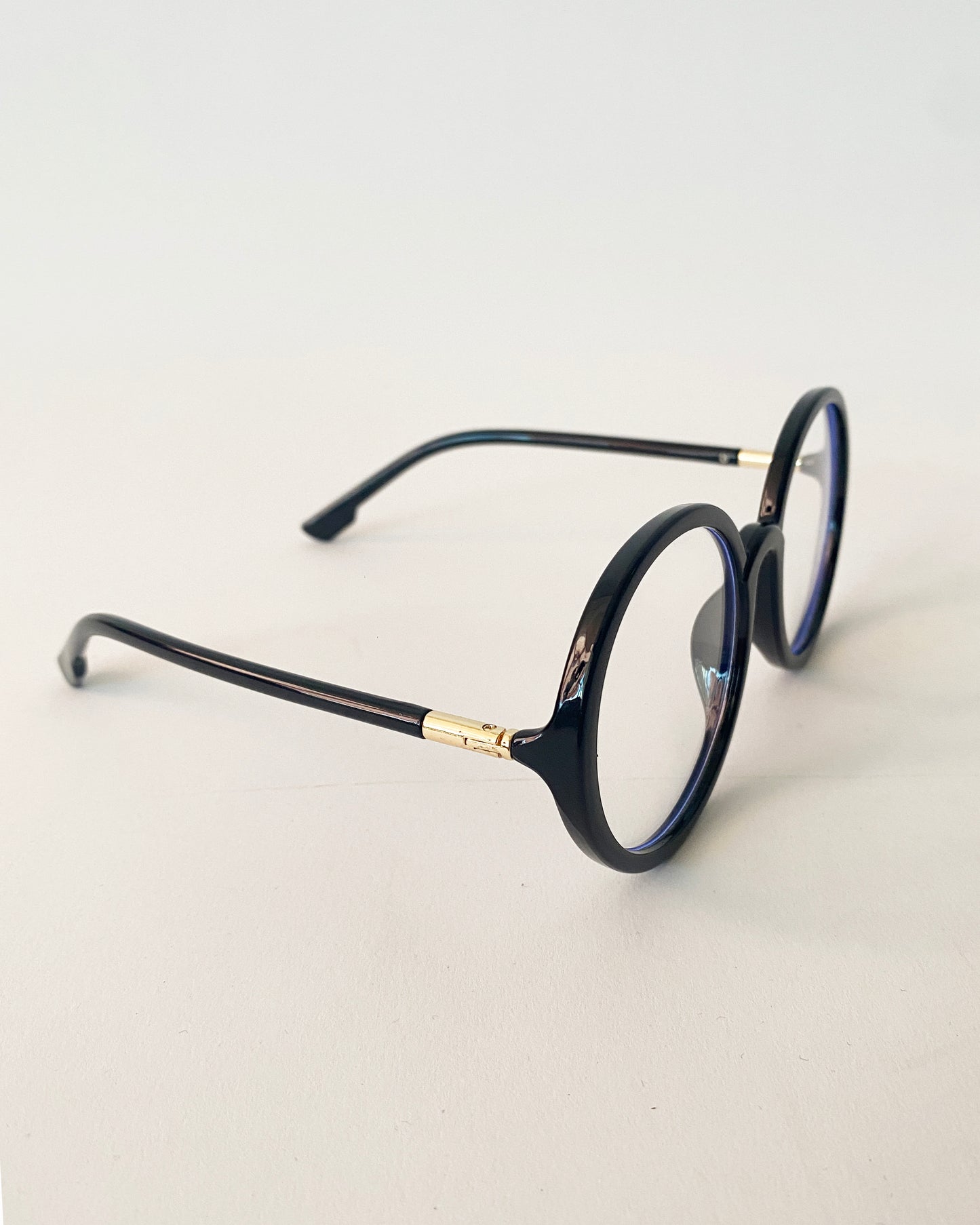 black round clear lense glasses *pre-order*