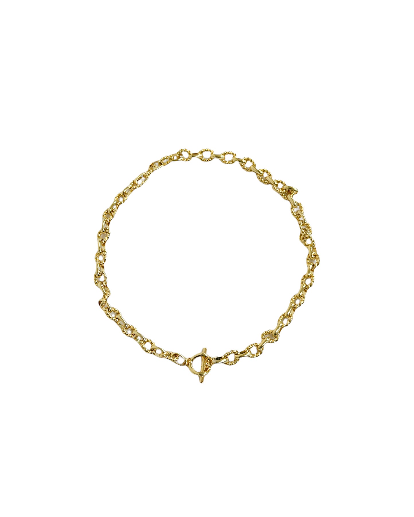 gold twisted bones necklace *pre-order*