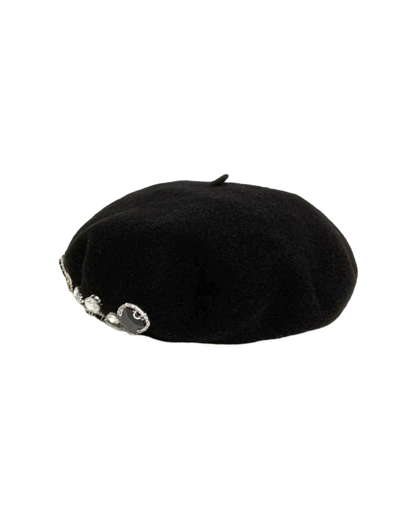 black diamonds wool blended beret