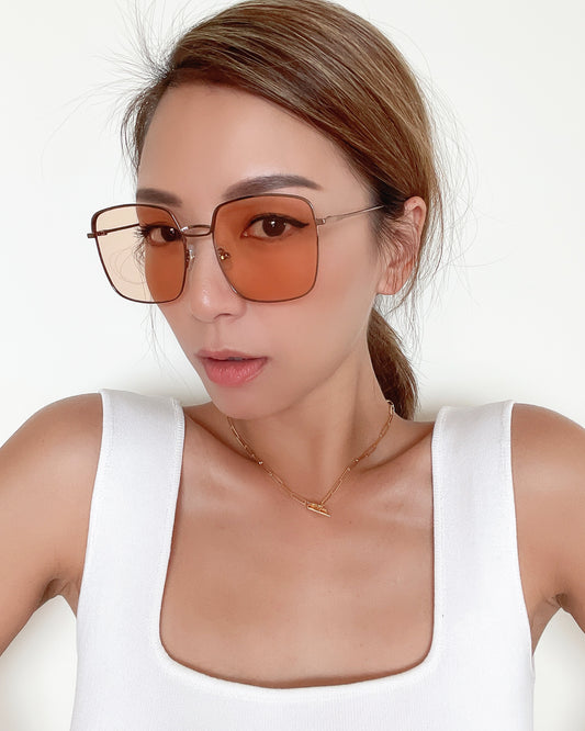 light brown tint lense sunglasses *pre-order*